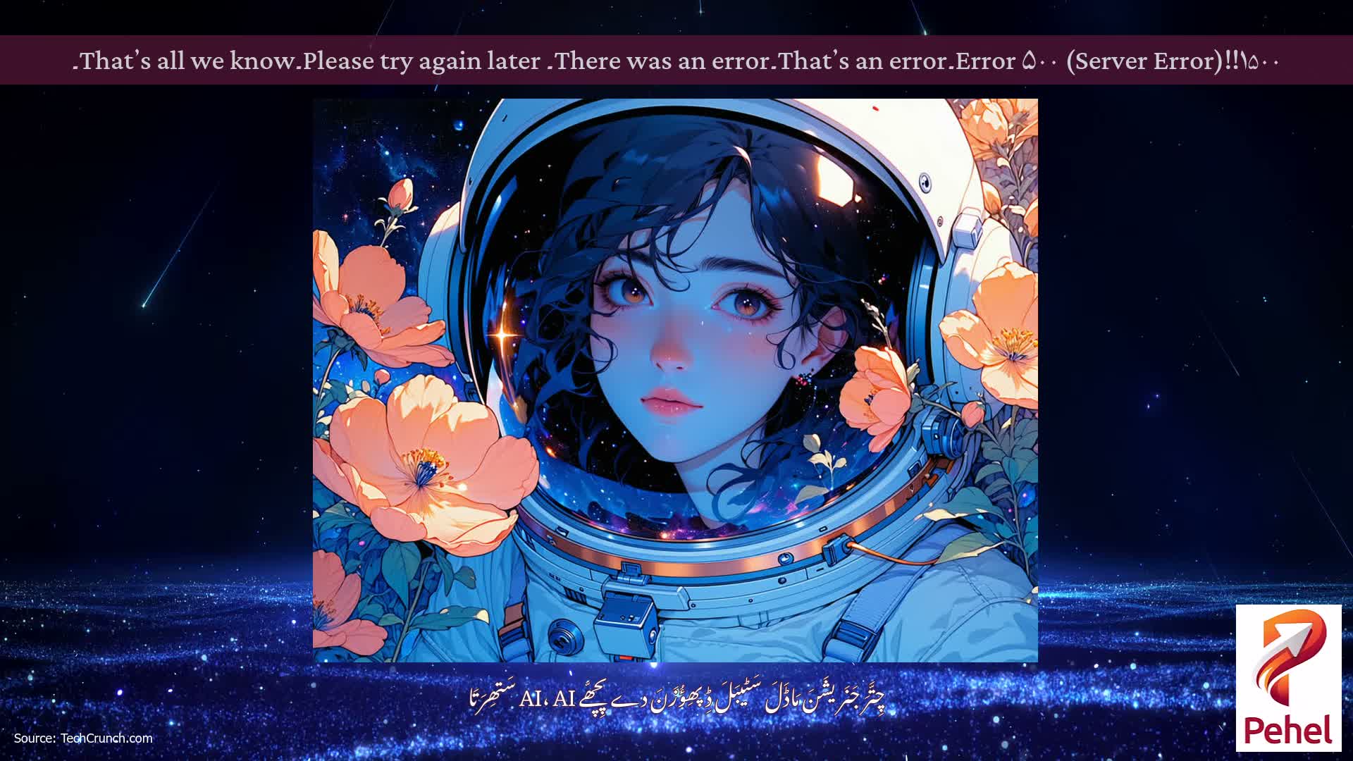 Error ۵۰۰ (Server Error)!!۱۵۰۰۔That’s an error۔There was an error۔ Please try again later۔That’s all we know۔