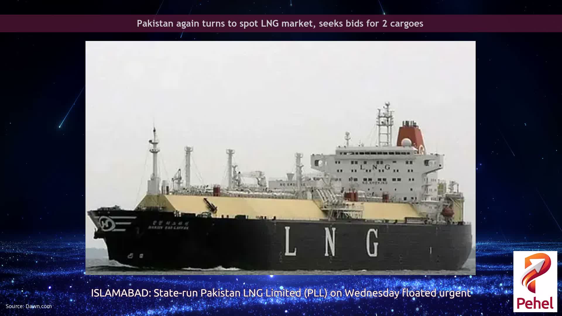 Pakistan again turns to spot LNG market, seeks bids for 2 cargoes