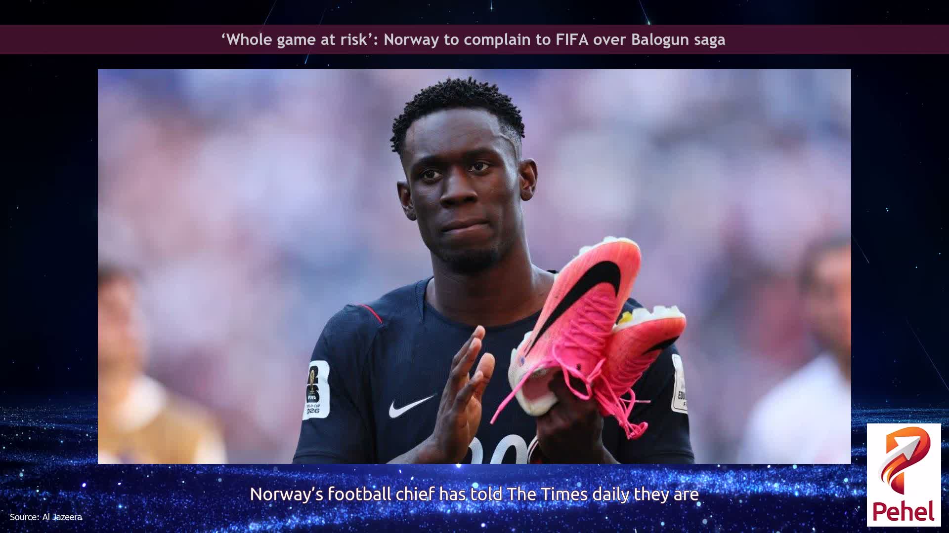 ‘Whole game at risk’: Norway to complain to FIFA over Balogun saga