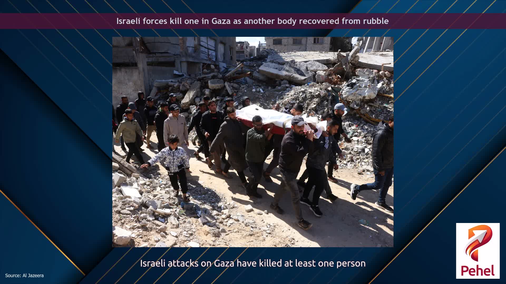 Israeli forces kill one in Gaza as another body recovered from rubble