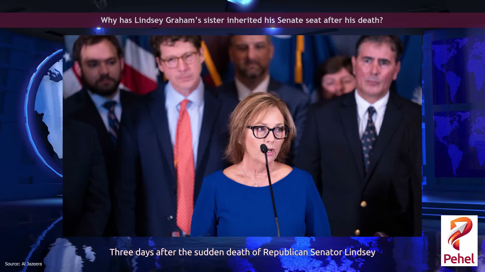 Why has Lindsey Graham’s sister inherited his Senate seat after his death?