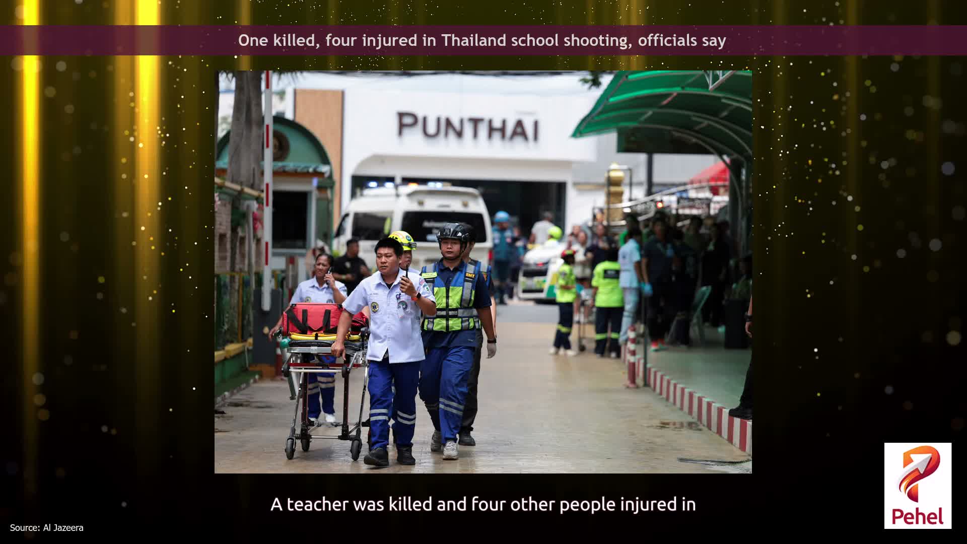 One killed, four injured in Thailand school shooting, officials say