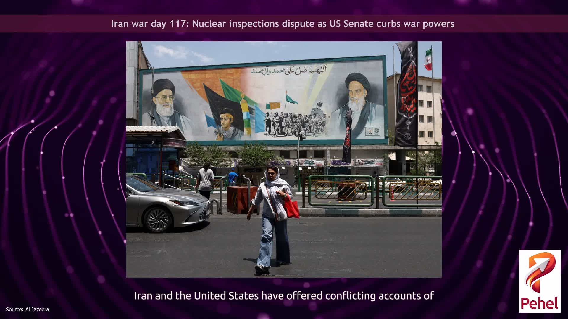 Iran war day 117: Nuclear inspections dispute as US Senate curbs war powers