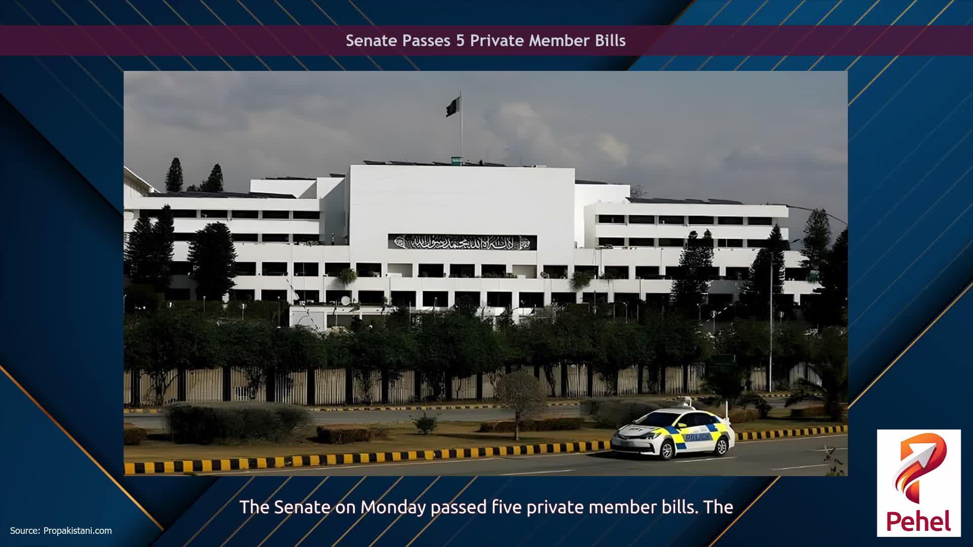 Senate Passes 5 Private Member Bills
