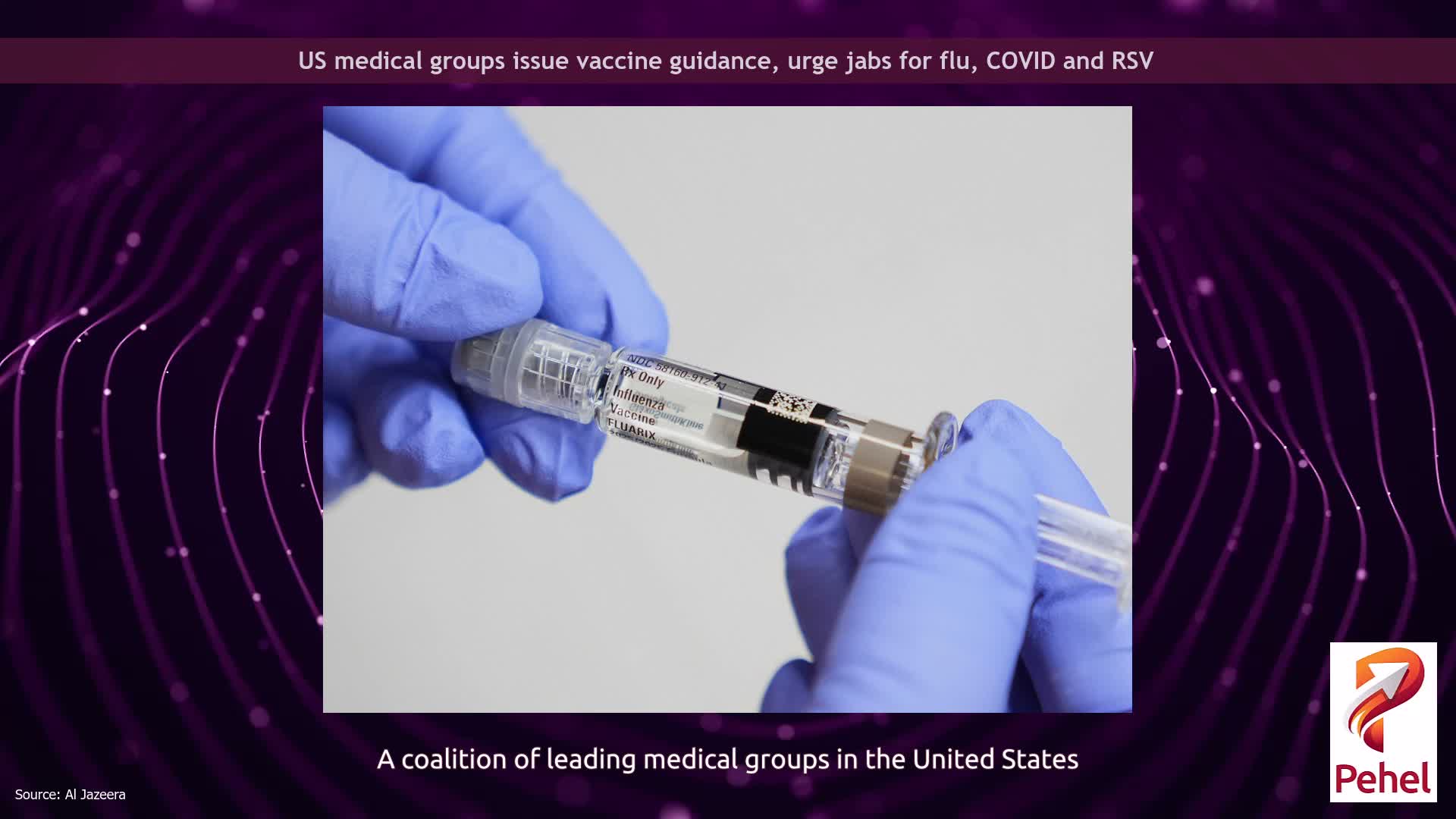 US medical groups issue vaccine guidance, urge jabs for flu, COVID and RSV