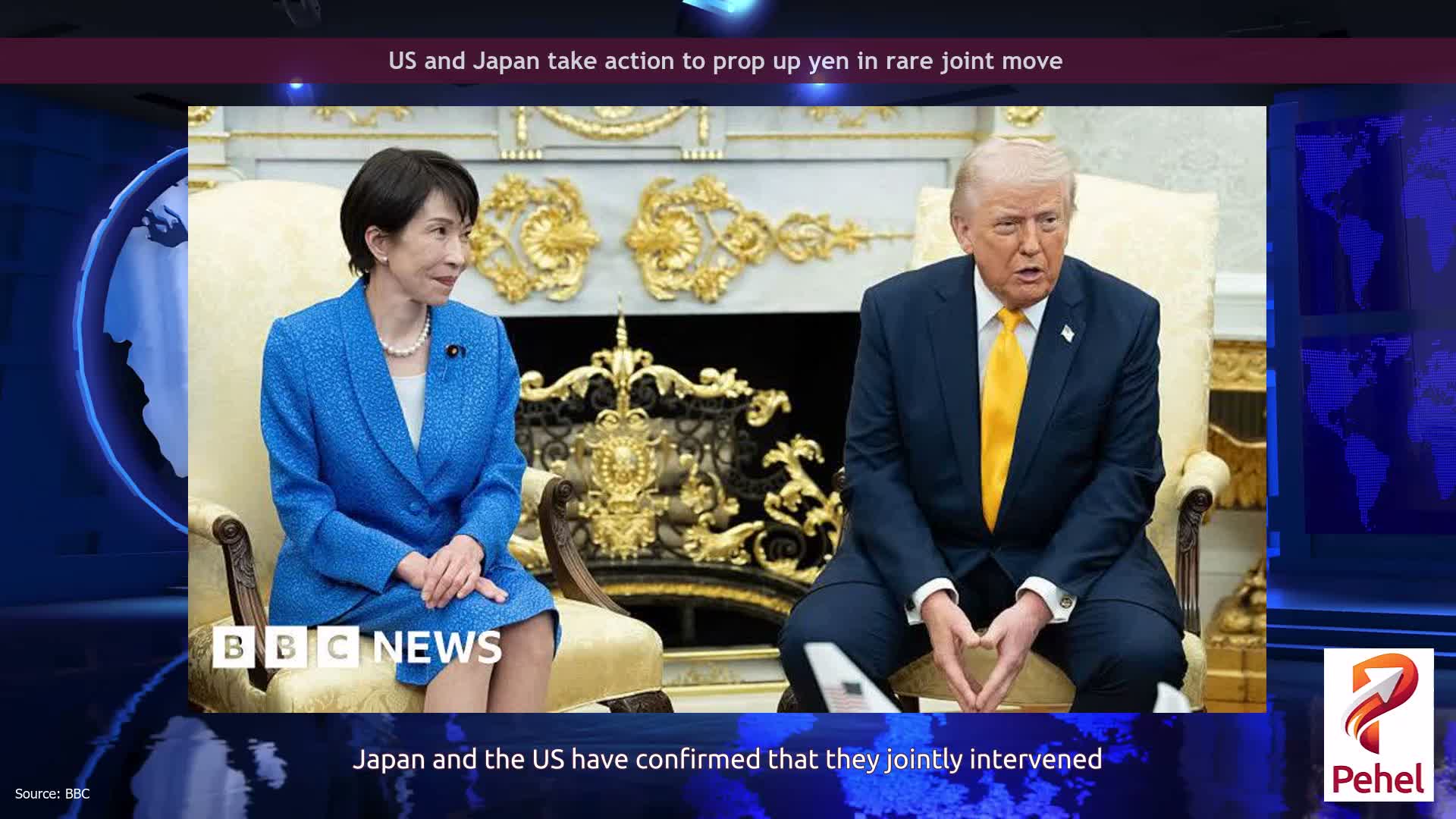 US and Japan take action to prop up yen in rare joint move