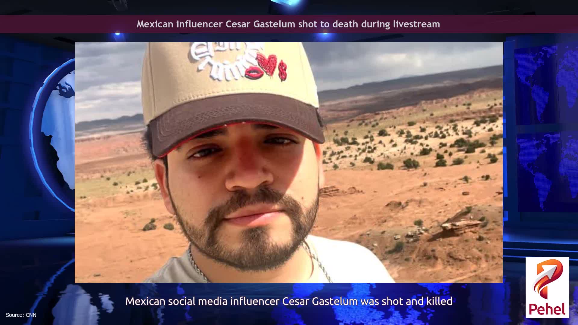 Mexican influencer Cesar Gastelum shot to death during livestream