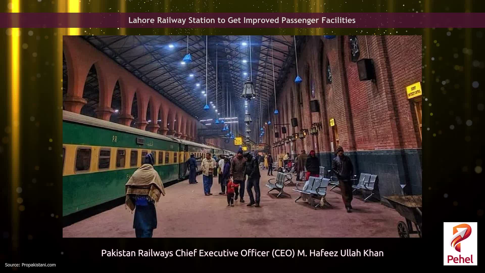Lahore Railway Station to Get Improved Passenger Facilities
