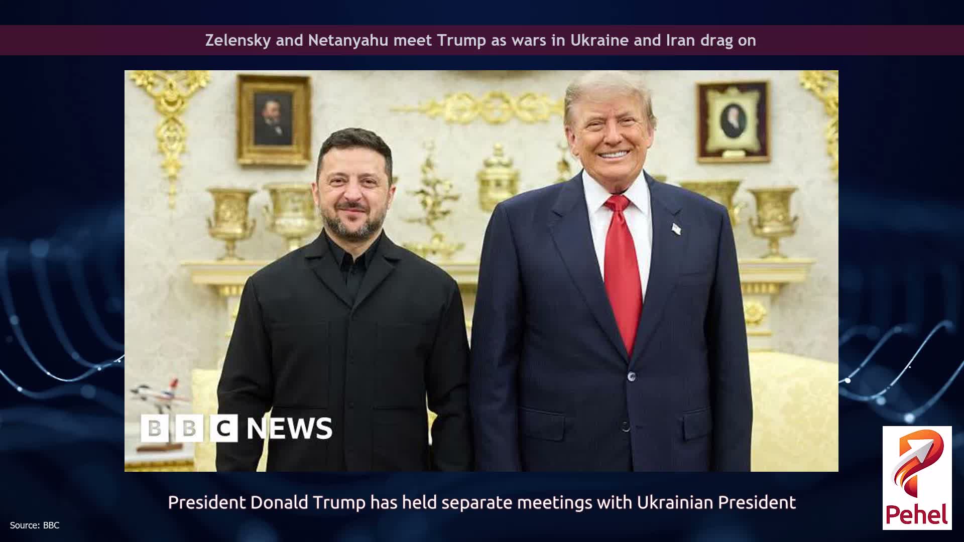 Zelensky and Netanyahu meet Trump as wars in Ukraine and Iran drag on