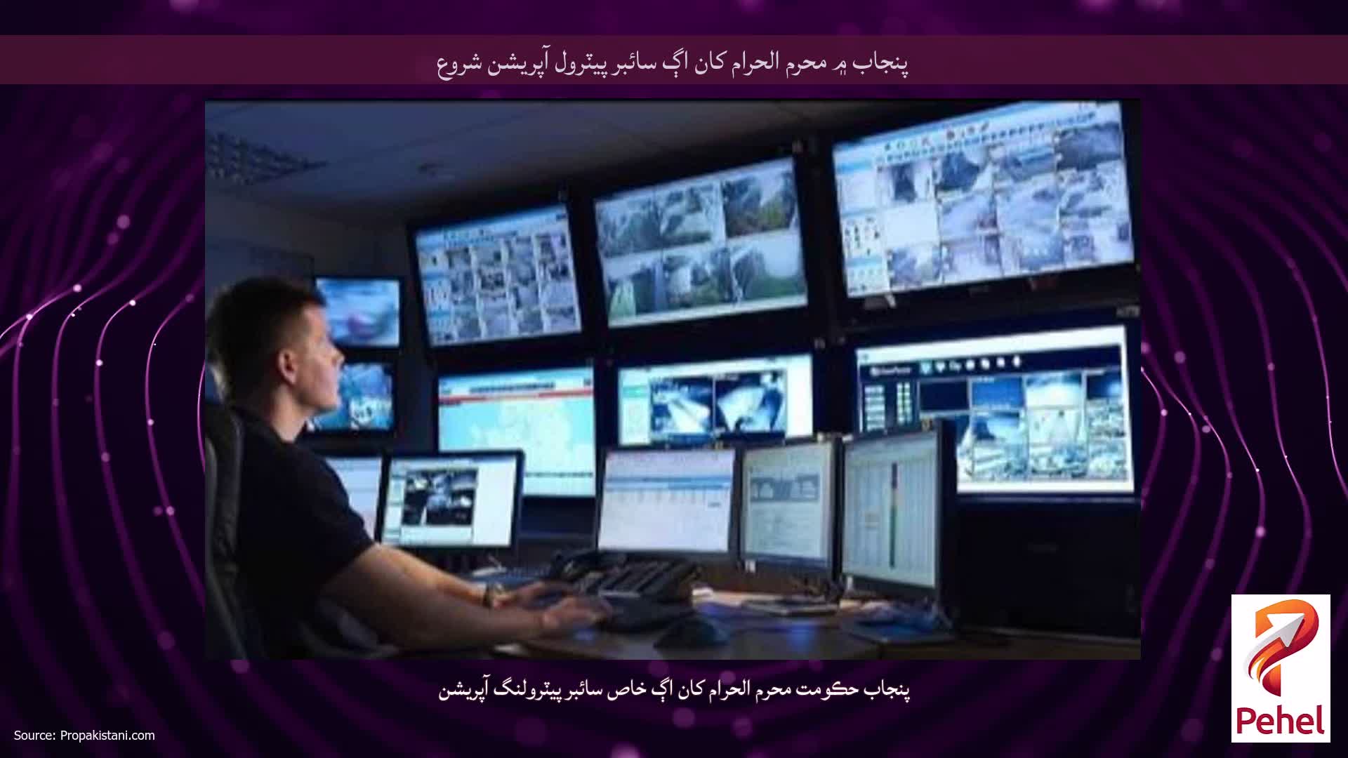 پنجاب ۾ محرم الحرام کان اڳ سائبر پيٽرول آپريشن شروع
