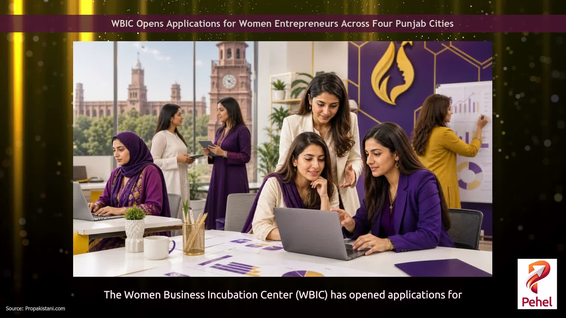 WBIC Opens Applications for Women Entrepreneurs Across Four Punjab Cities