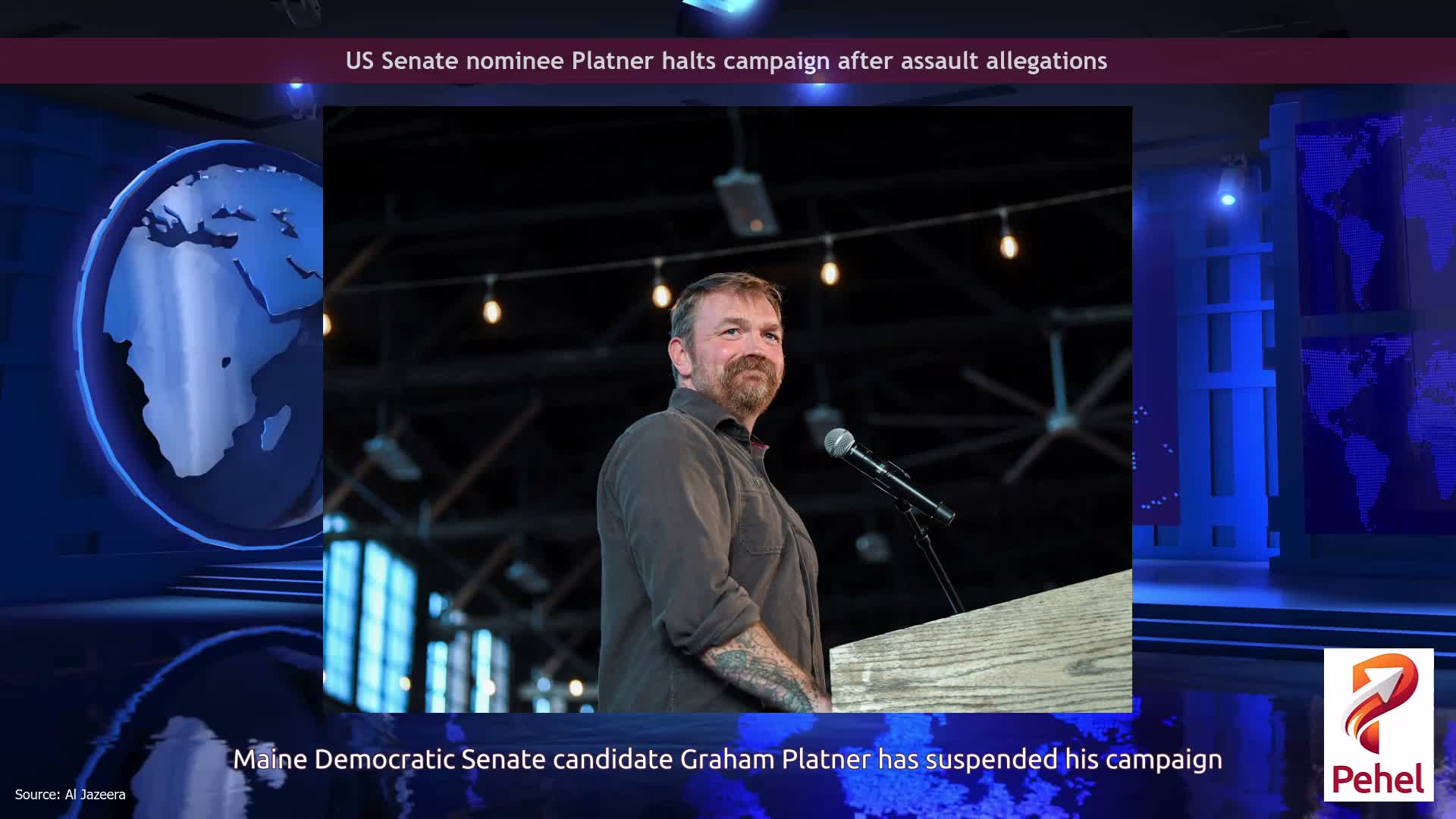 US Senate nominee Platner halts campaign after assault allegations