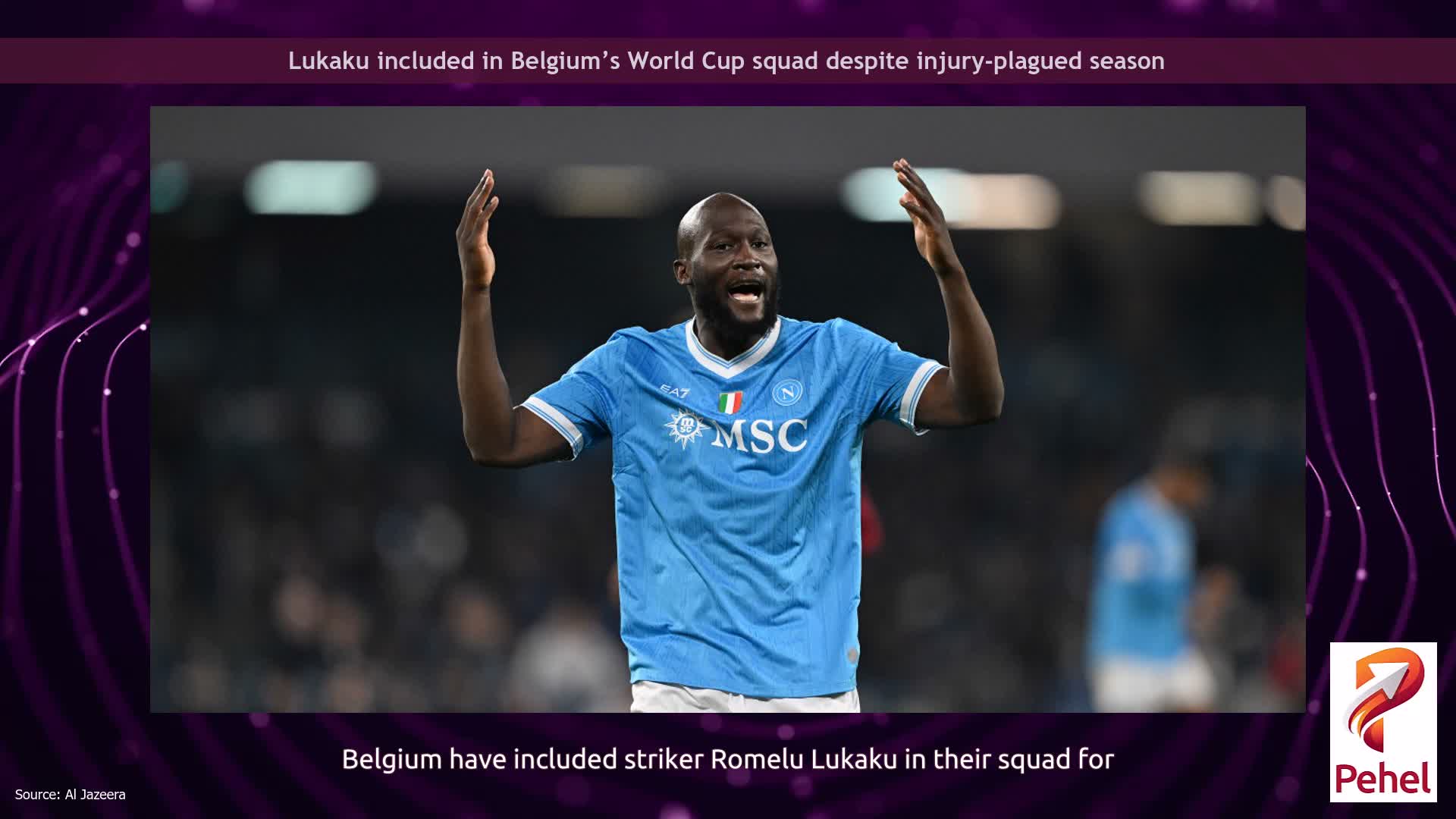 Lukaku included in Belgium’s World Cup squad despite injury-plagued season