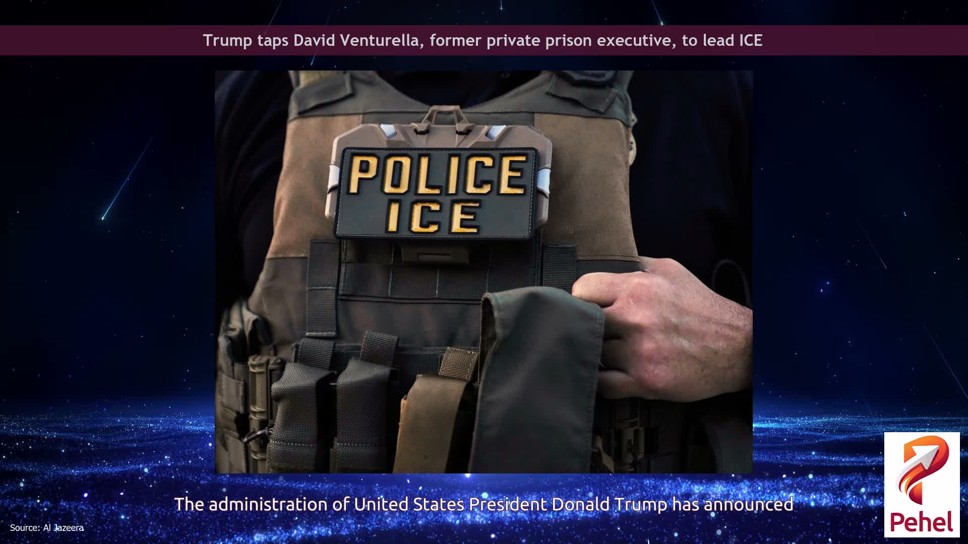 Trump taps David Venturella, former private prison executive, to lead ICE