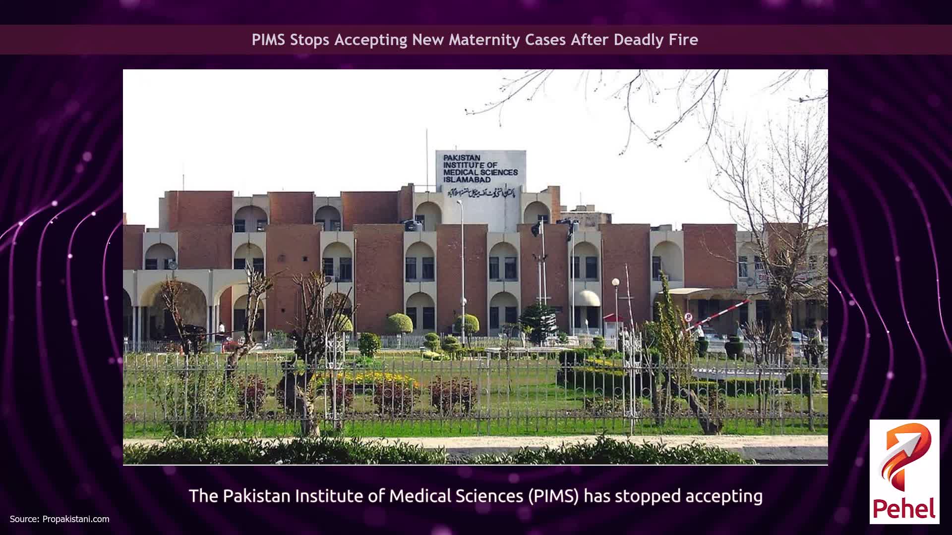 PIMS Stops Accepting New Maternity Cases After Deadly Fire