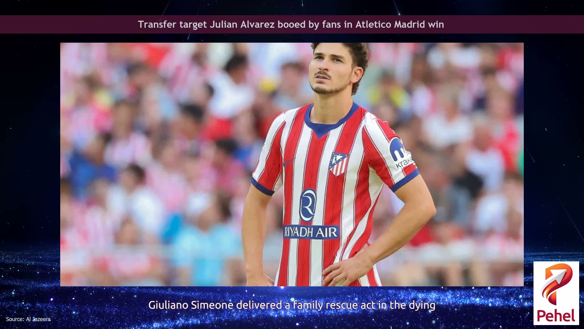 Transfer target Julian Alvarez booed by fans in Atletico Madrid win