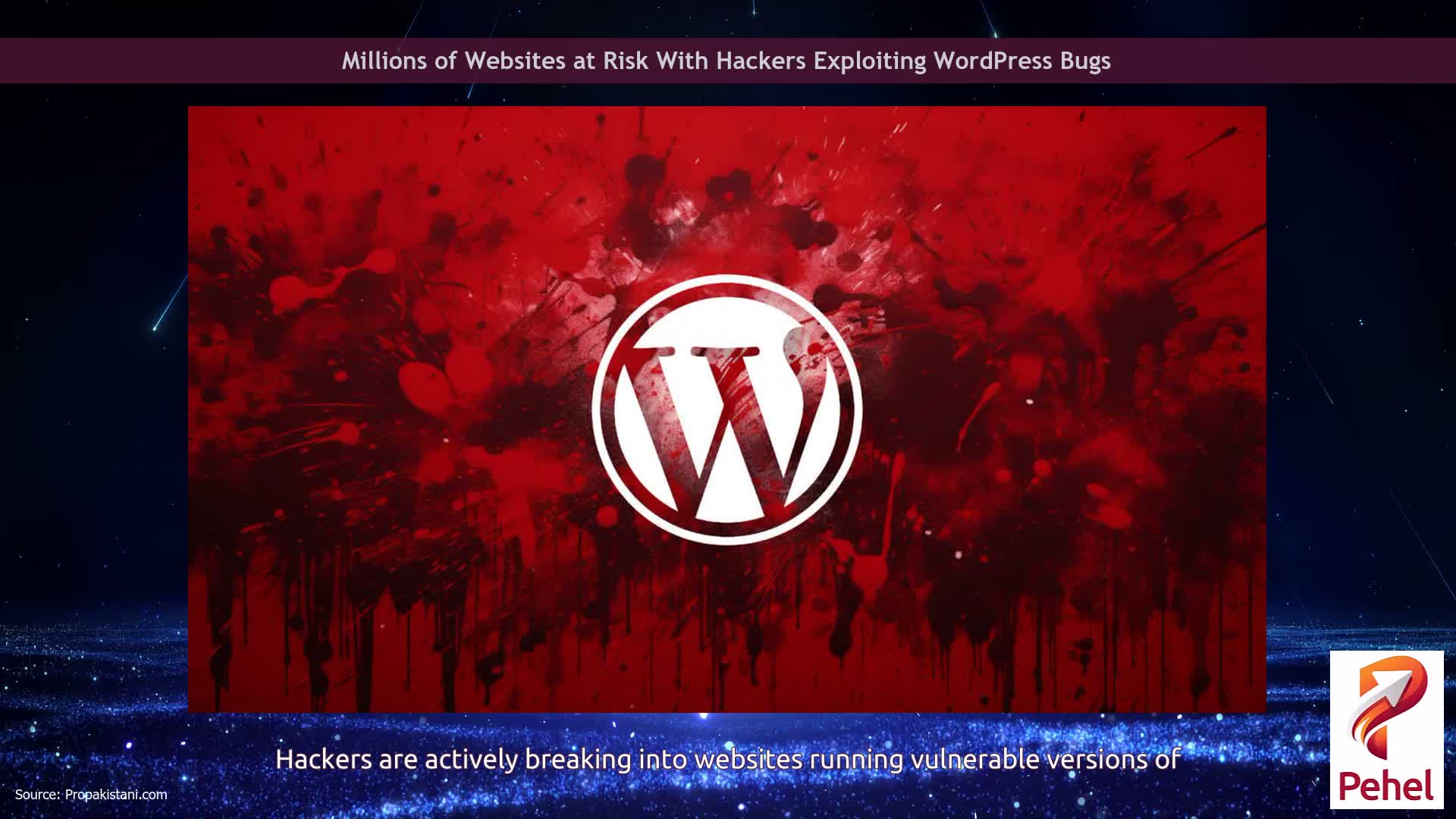 Millions of Websites at Risk With Hackers Exploiting WordPress Bugs