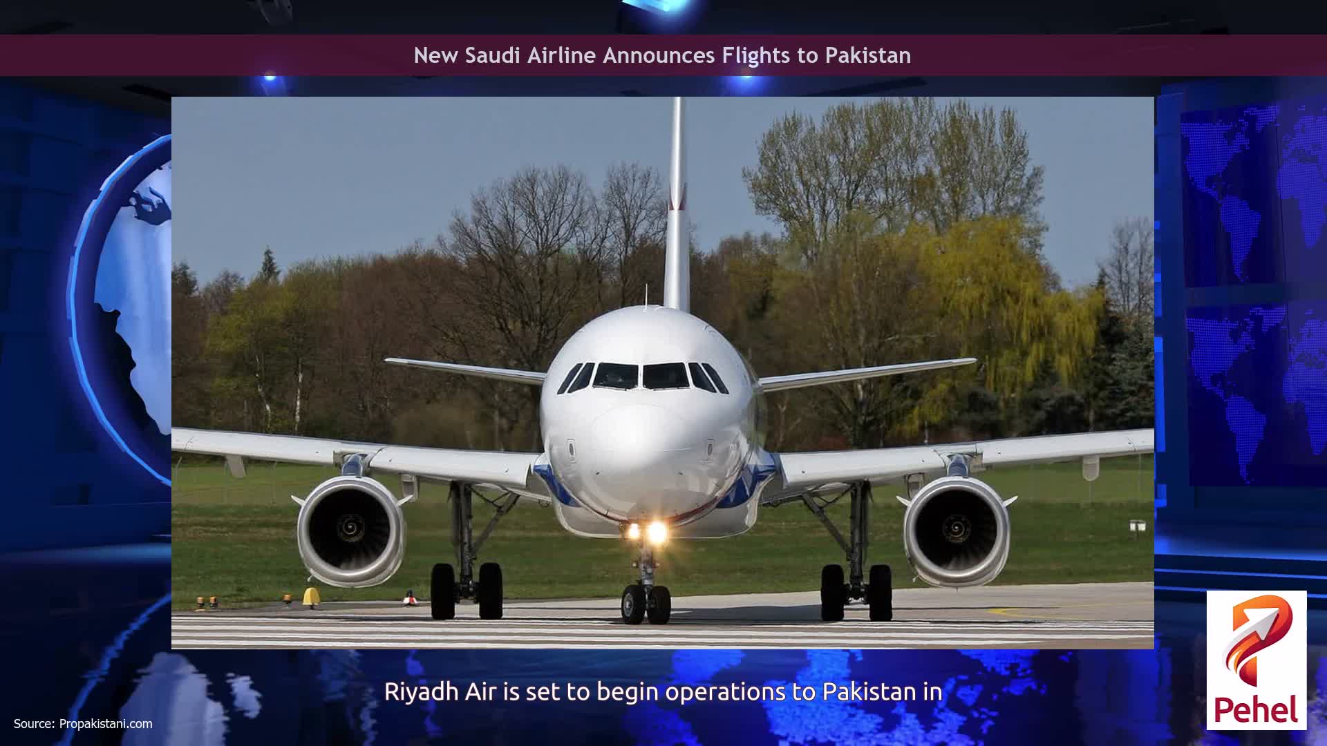 New Saudi Airline Announces Flights to Pakistan