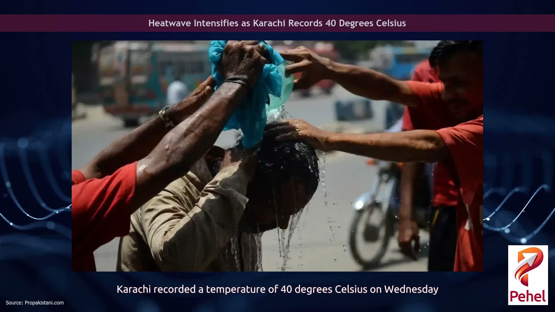 Heatwave Intensifies as Karachi Records 40 Degrees Celsius