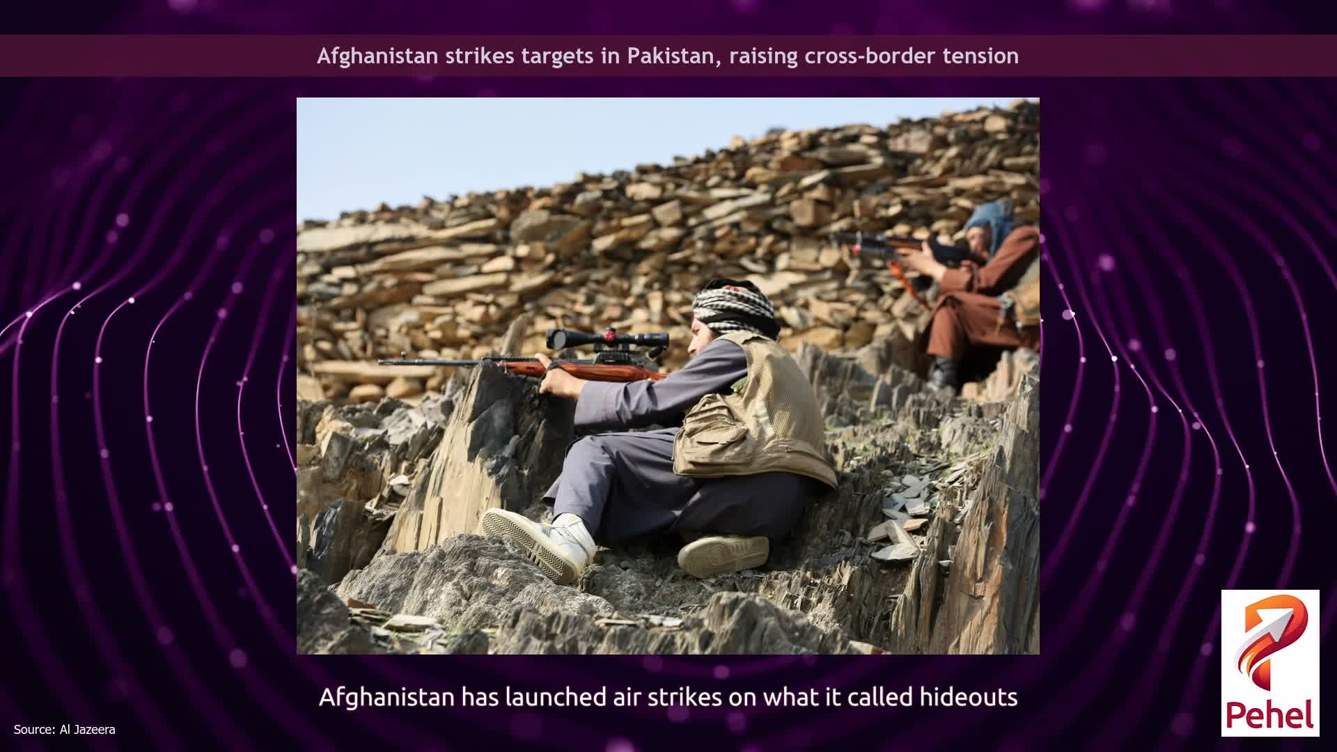 Afghanistan strikes targets in Pakistan, raising cross-border tension