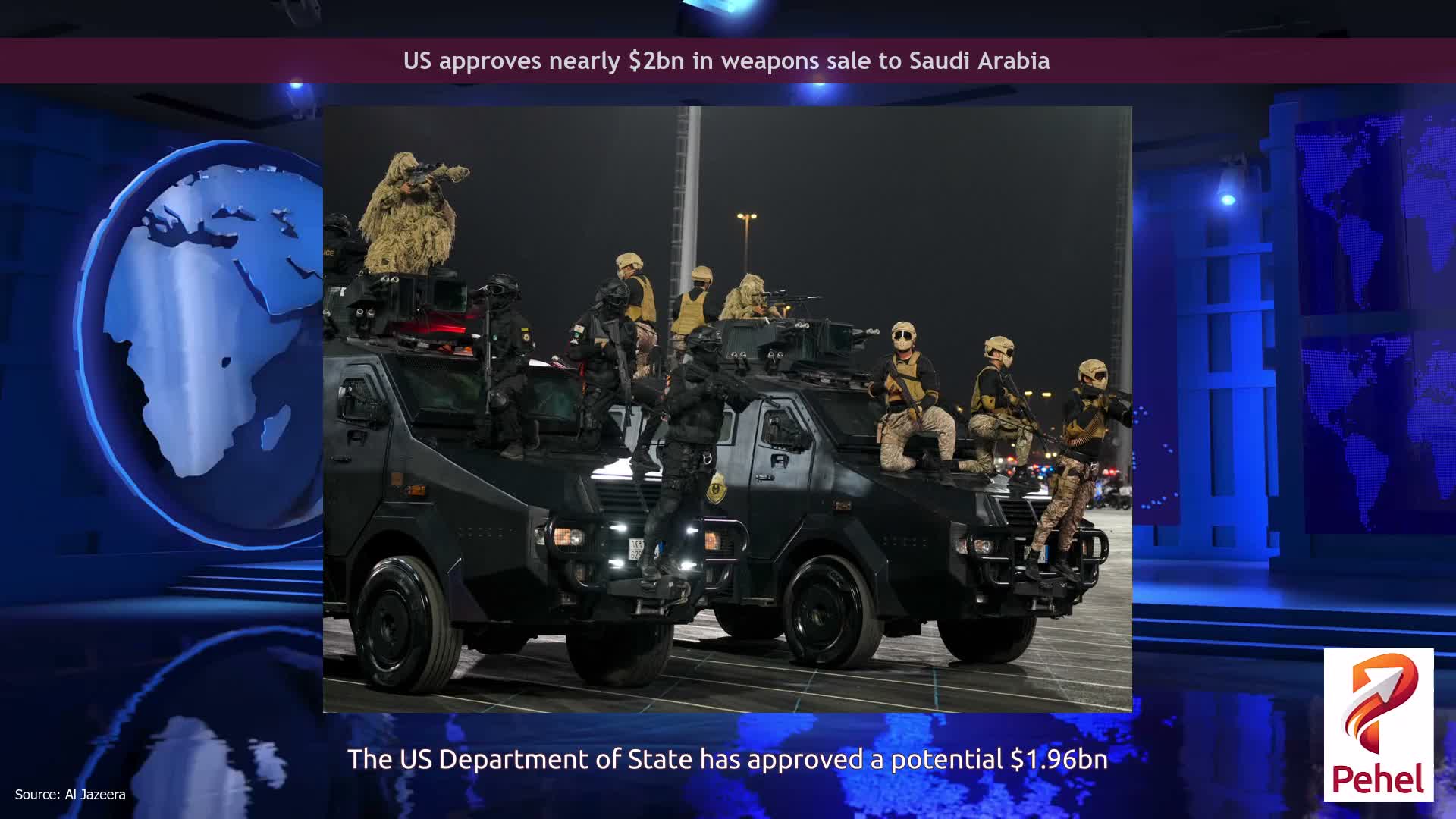 US approves nearly $2bn in weapons sale to Saudi Arabia