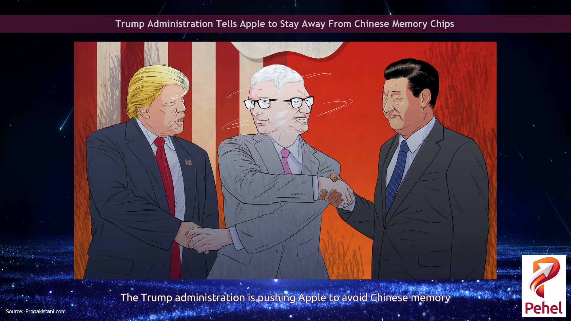 Trump Administration Tells Apple to Stay Away From Chinese Memory Chips