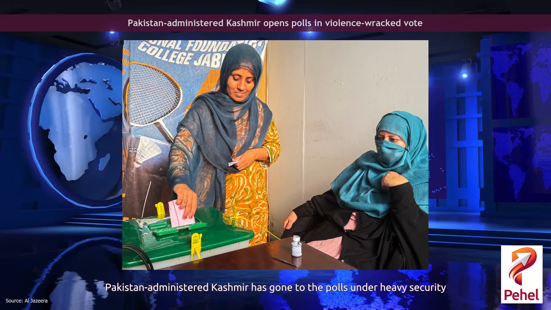 Pakistan-administered Kashmir opens polls in violence-wracked vote