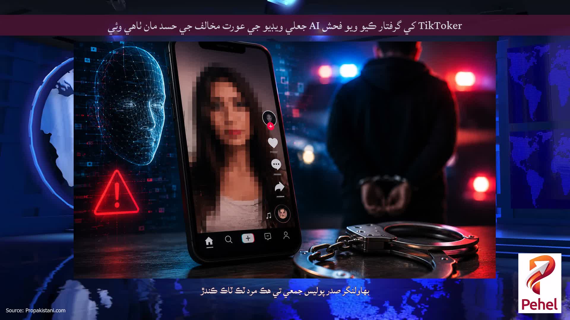 TikToker کي گرفتار ڪيو ويو فحش AI جعلي ويڊيو جي عورت مخالف جي حسد مان ٺاهي وئي