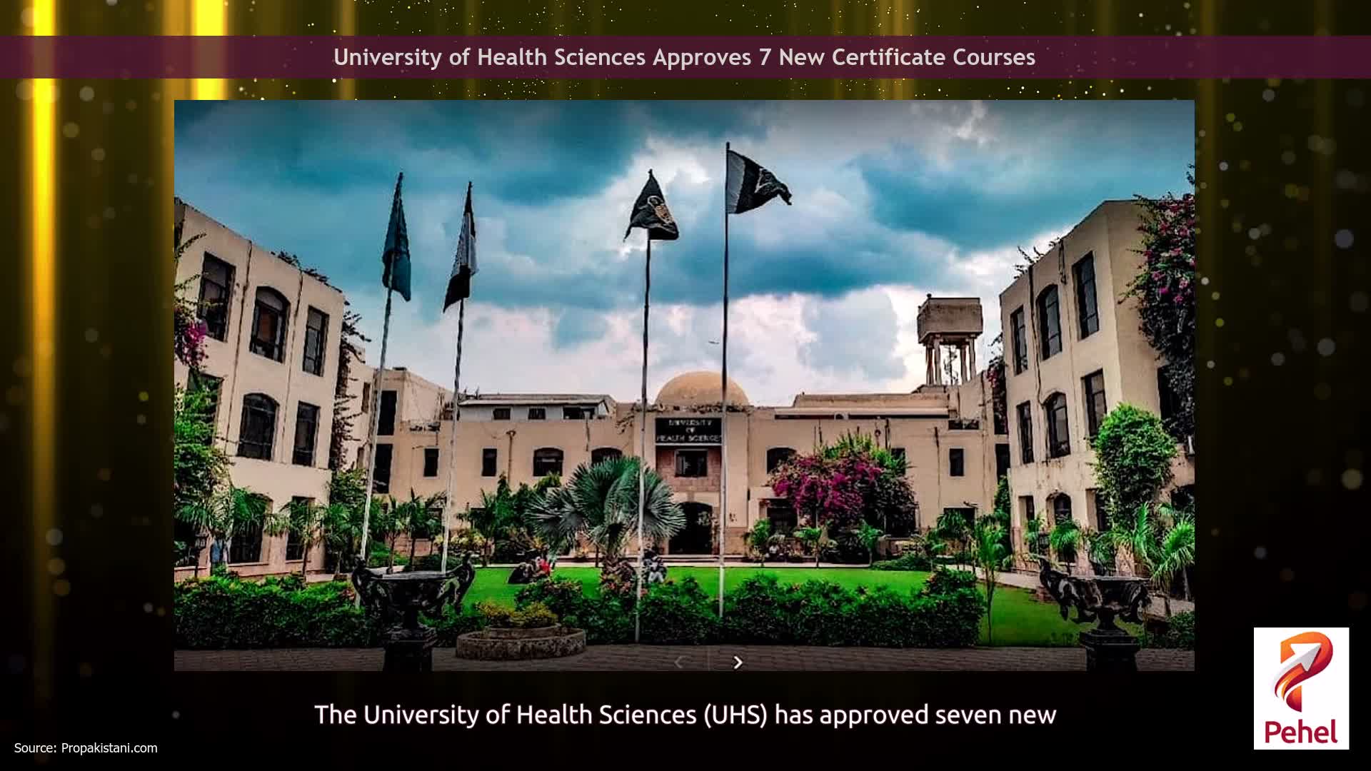University of Health Sciences Approves 7 New Certificate Courses