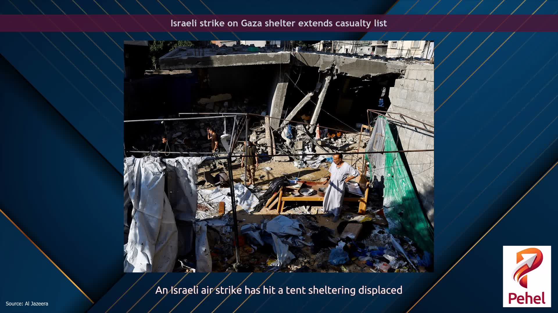Israeli strike on Gaza shelter extends casualty list