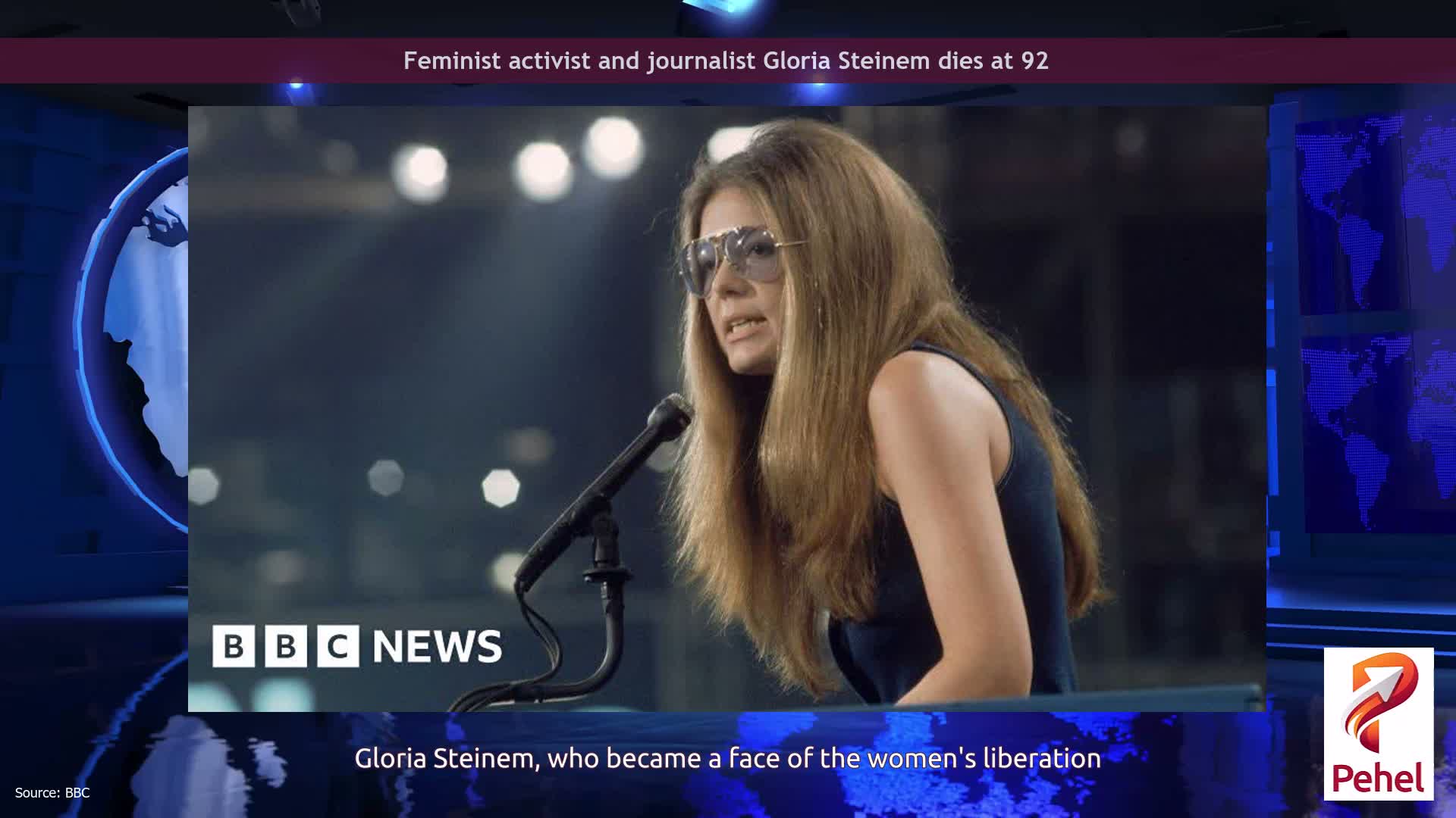 Feminist activist and journalist Gloria Steinem dies at 92