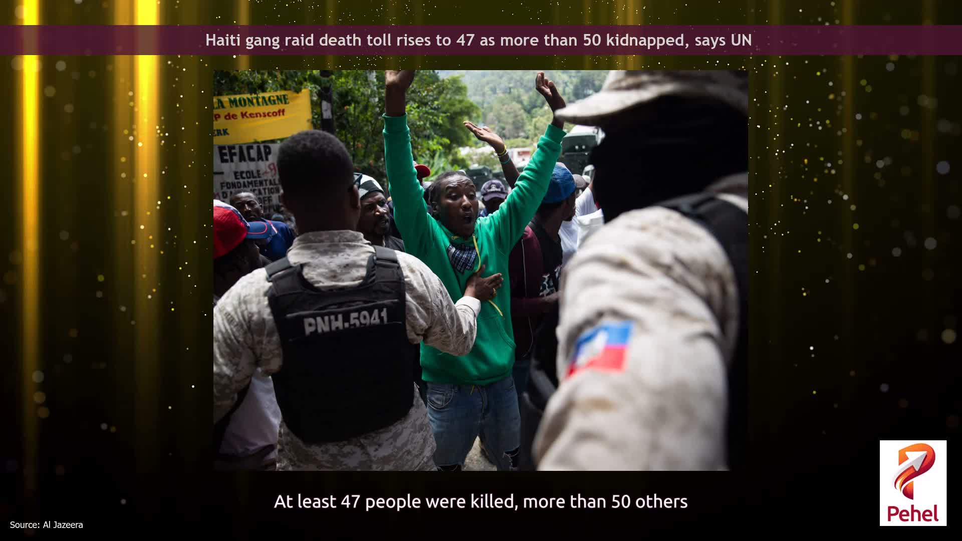 Haiti gang raid death toll rises to 47 as more than 50 kidnapped, says UN