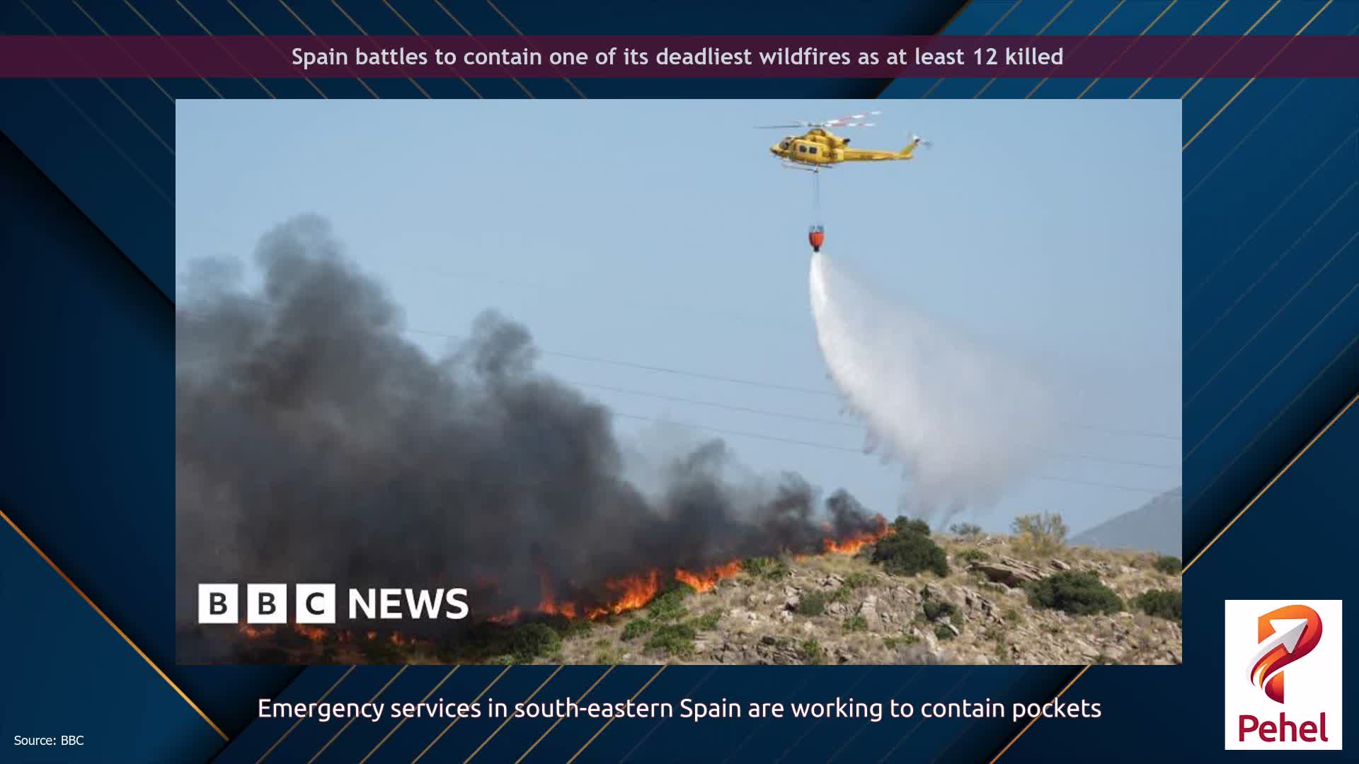 Spain battles to contain one of its deadliest wildfires as at least 12 killed
