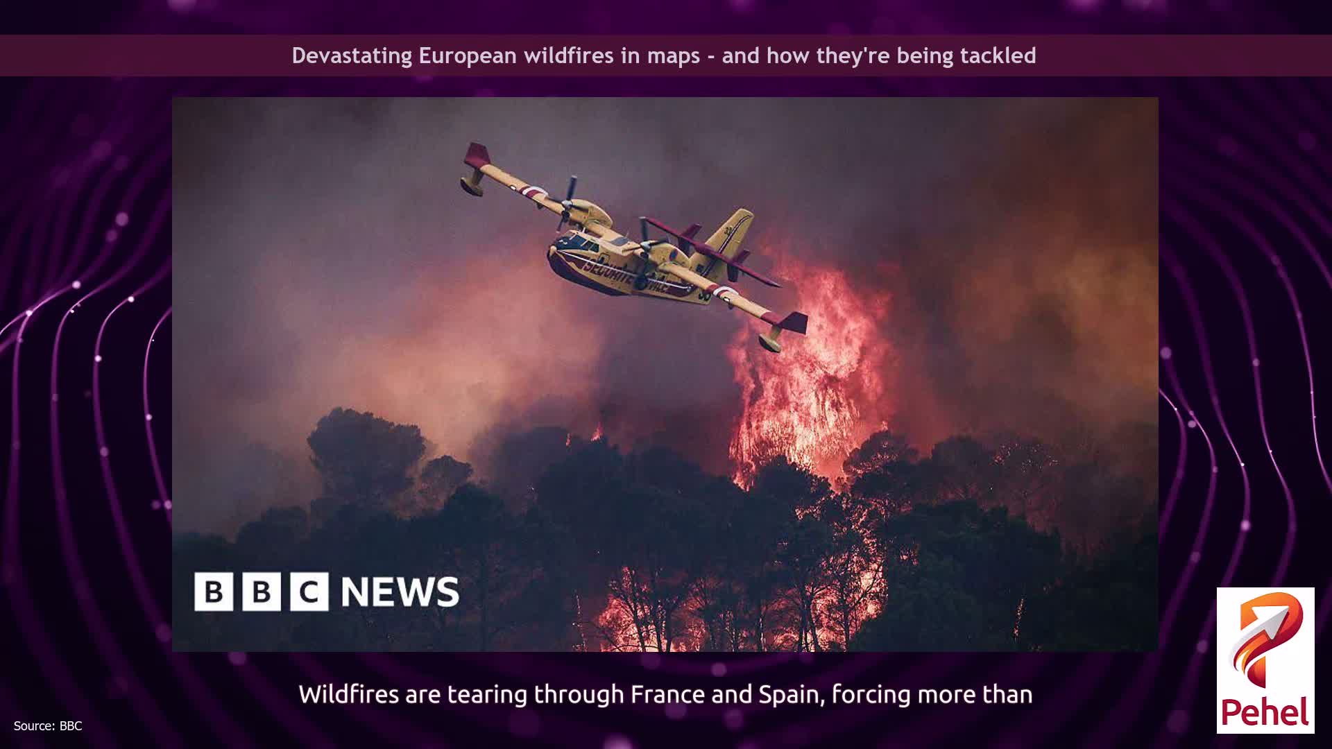 Devastating European wildfires in maps - and how they're being tackled